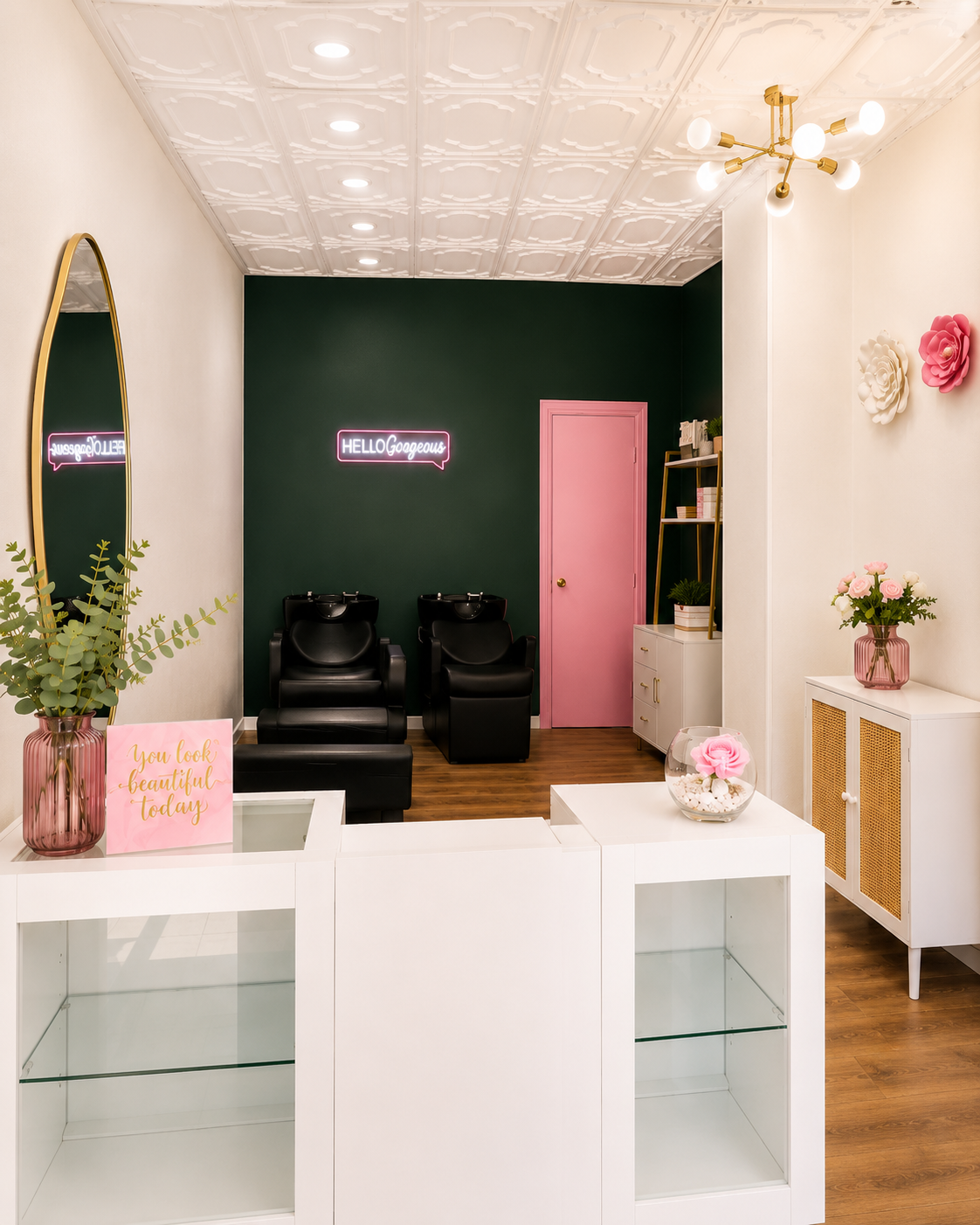 Jae's Beauty Gallery salon interior in Belleville, NJ
